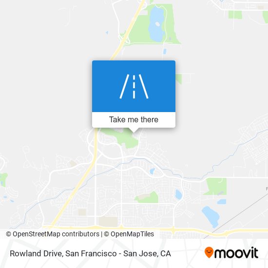 Mapa de Rowland Drive