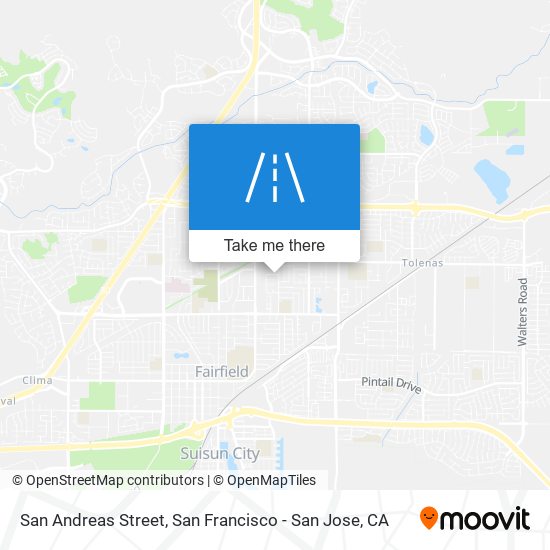 San Andreas Street map