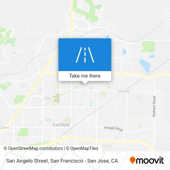 San Angelo Street map