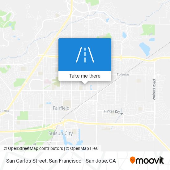 San Carlos Street map