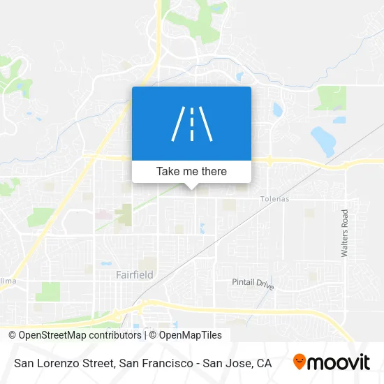 San Lorenzo Street map