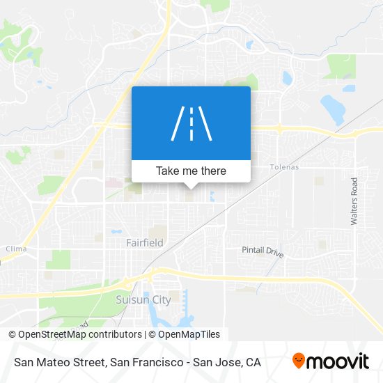 Mapa de San Mateo Street