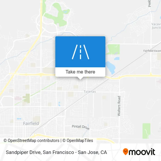 Sandpiper Drive map