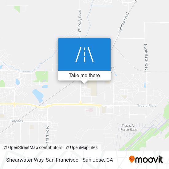 Mapa de Shearwater Way
