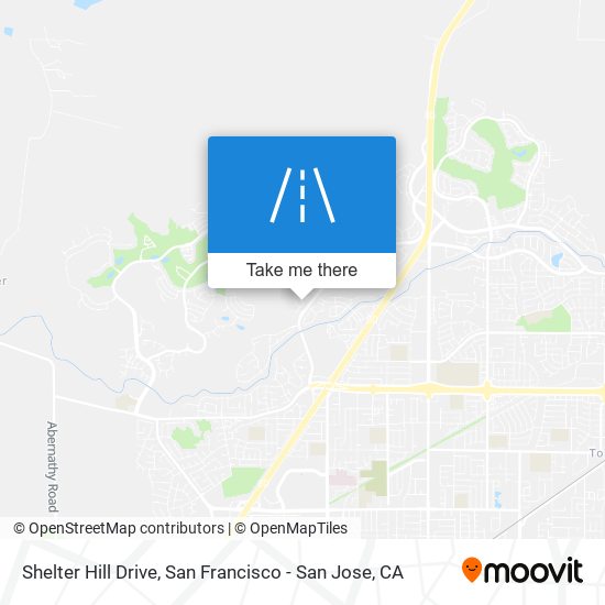 Shelter Hill Drive map