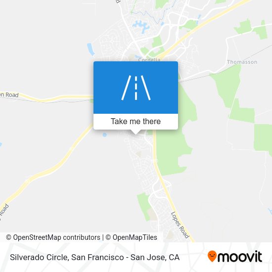 Mapa de Silverado Circle