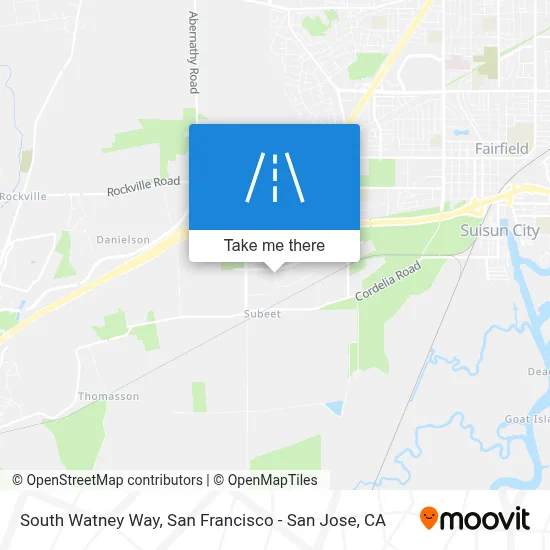 South Watney Way map