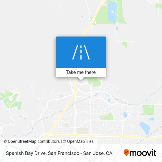 Mapa de Spanish Bay Drive