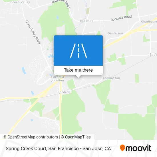 Spring Creek Court map