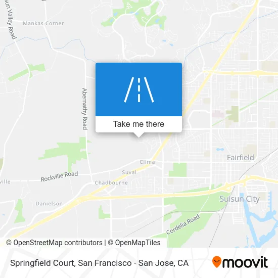 Springfield Court map