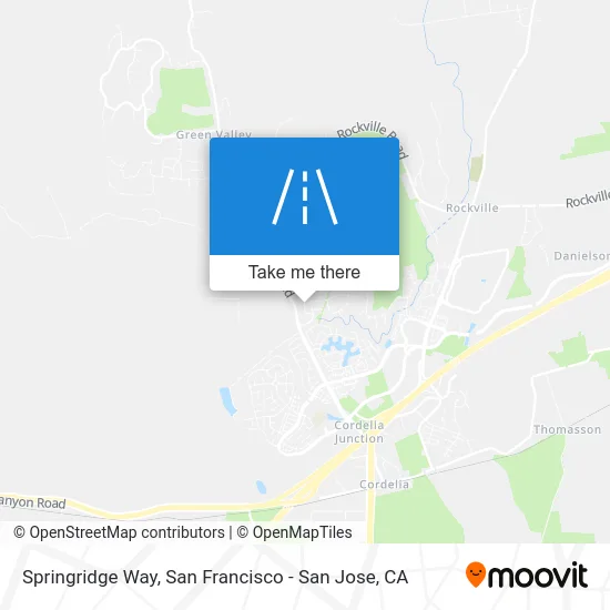 Springridge Way map