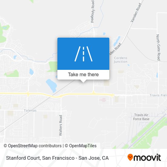 Mapa de Stanford Court