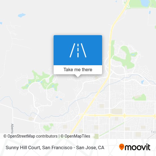 Sunny Hill Court map