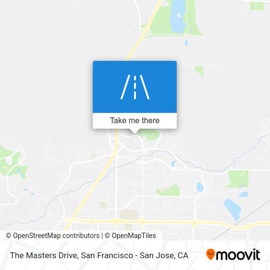 Mapa de The Masters Drive