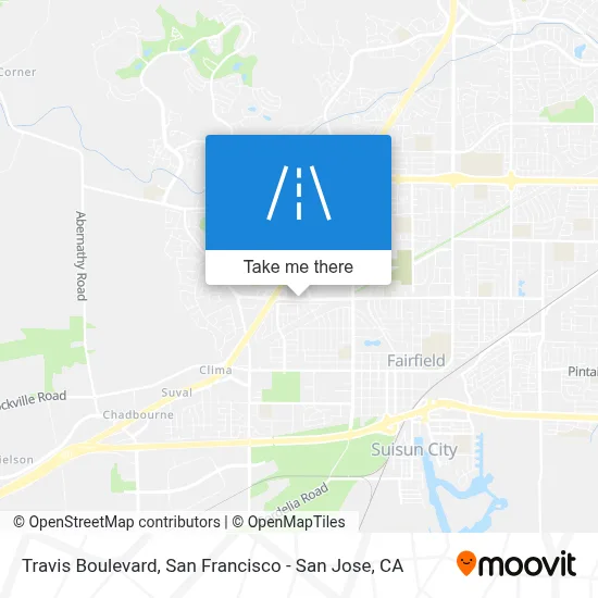 Travis Boulevard map