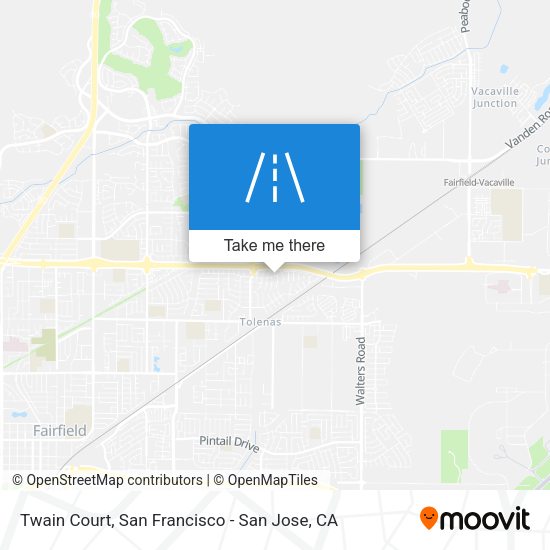 Mapa de Twain Court