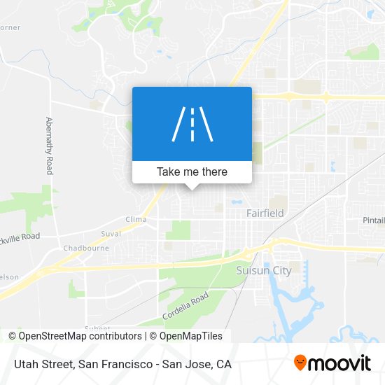 Mapa de Utah Street