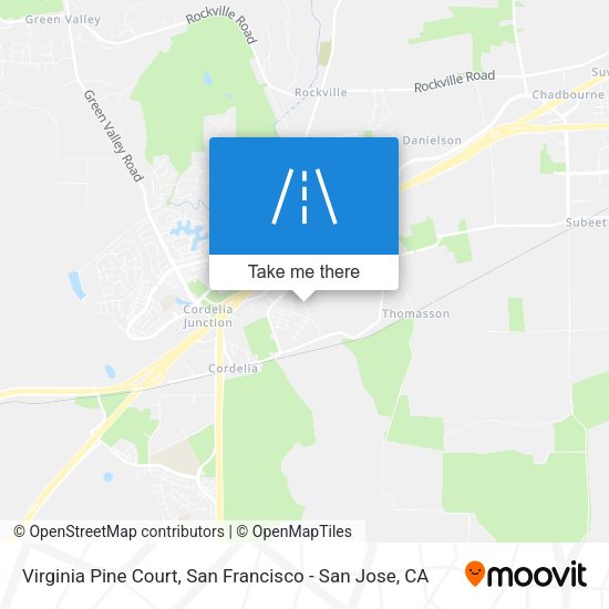 Mapa de Virginia Pine Court