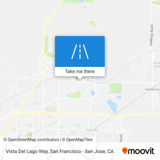 Vista Del Lago Way map