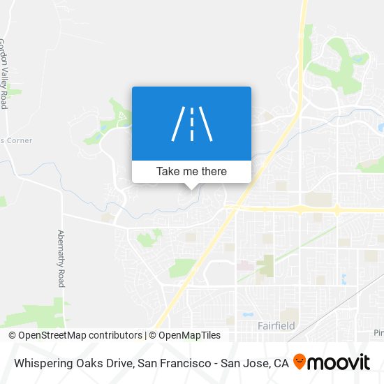 Whispering Oaks Drive map