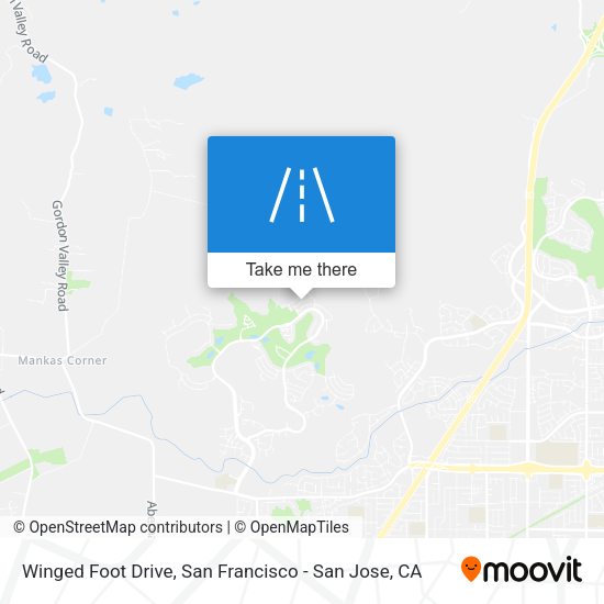Winged Foot Drive map
