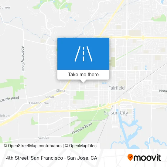 4th Street map