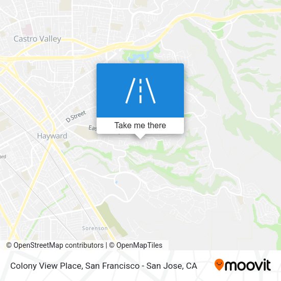 Mapa de Colony View Place