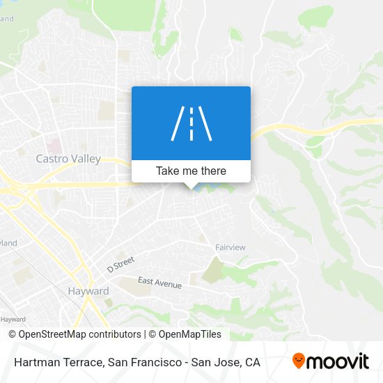 Mapa de Hartman Terrace