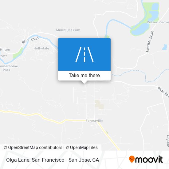 Mapa de Olga Lane