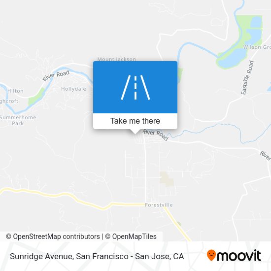 Sunridge Avenue map