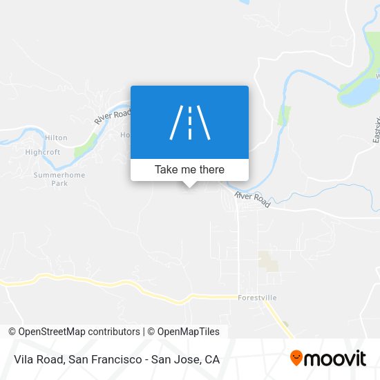 Mapa de Vila Road