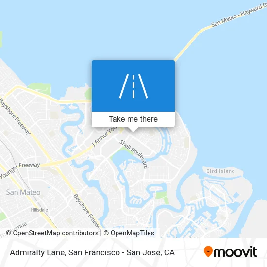 Admiralty Lane map