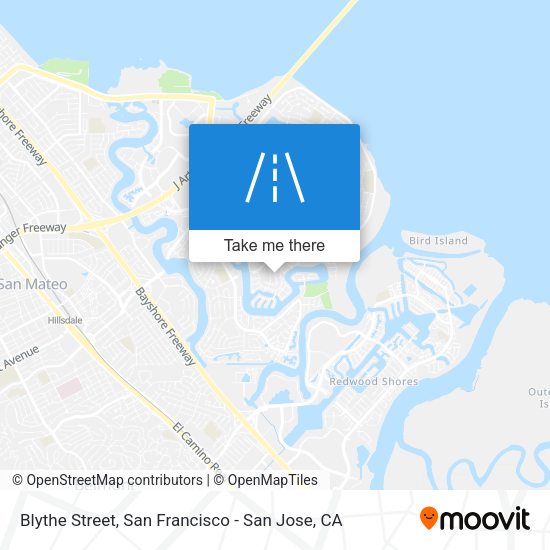 Mapa de Blythe Street