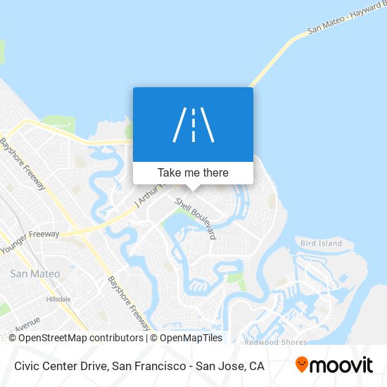 Civic Center Drive map