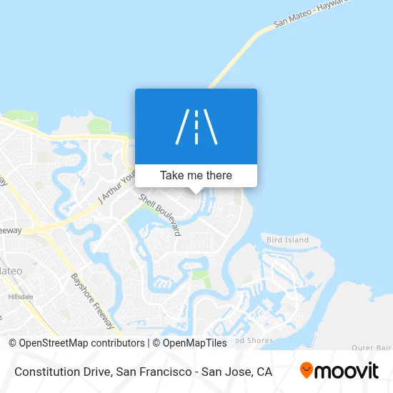 Constitution Drive map