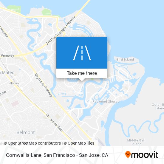 Cornwallis Lane map