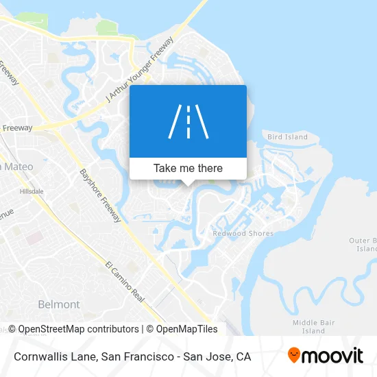 Cornwallis Lane map