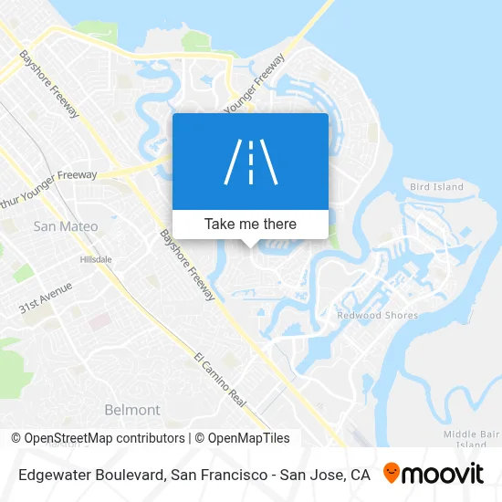 Edgewater Boulevard map