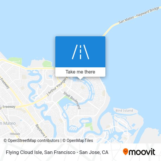 Flying Cloud Isle map