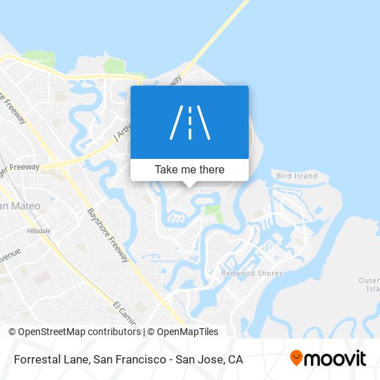 Forrestal Lane map