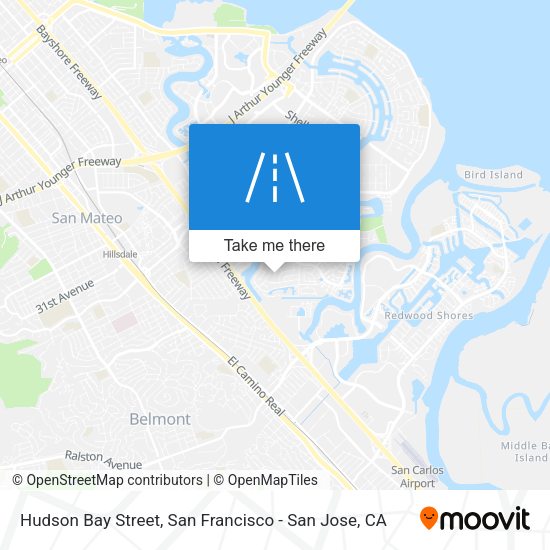 Hudson Bay Street map