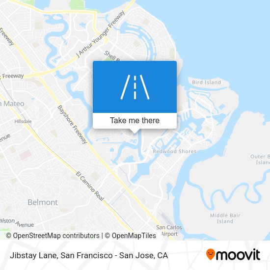 Mapa de Jibstay Lane