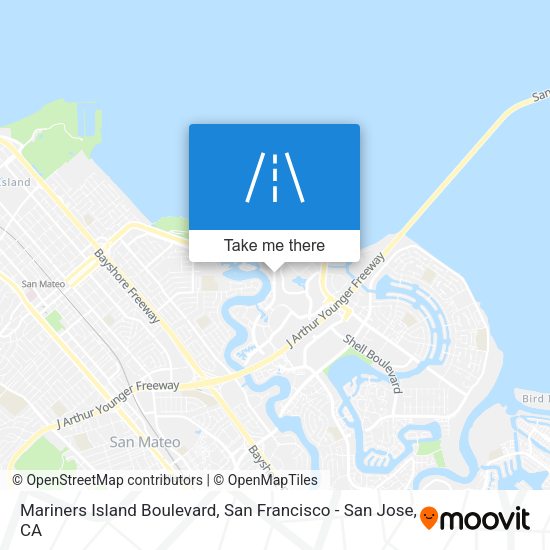 Mariners Island Boulevard map