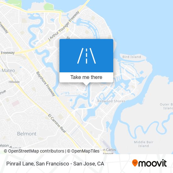 Pinrail Lane map