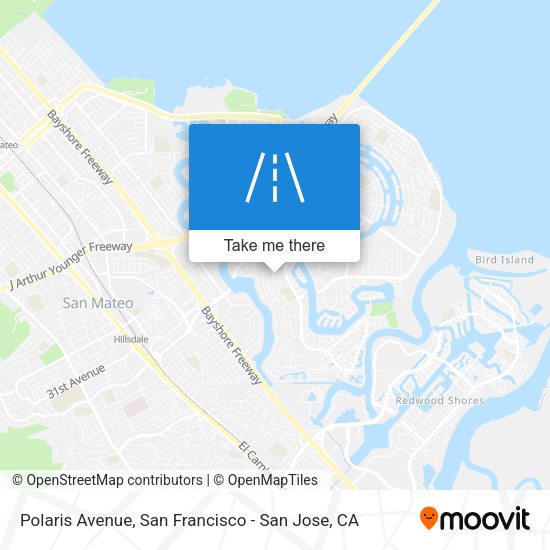 Mapa de Polaris Avenue
