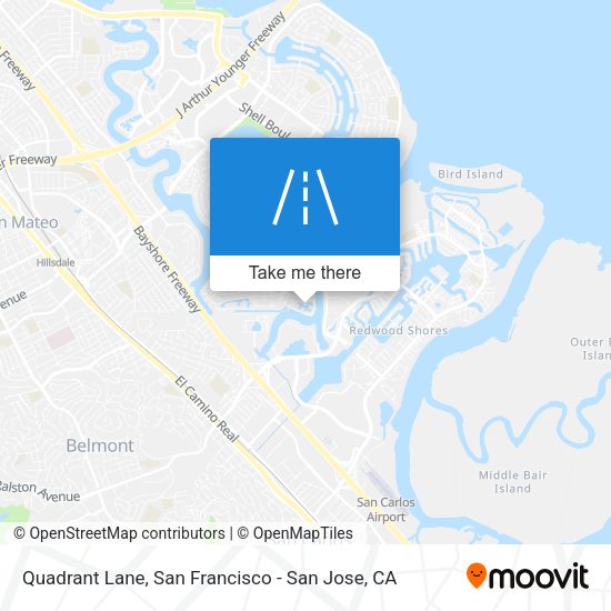 Mapa de Quadrant Lane