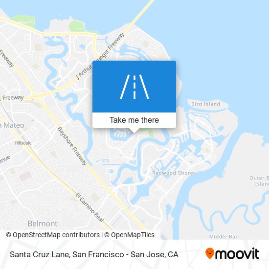 Santa Cruz Lane map