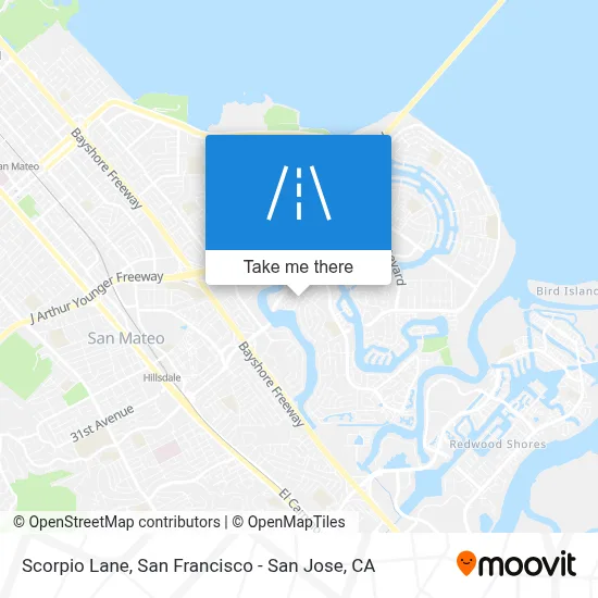Scorpio Lane map