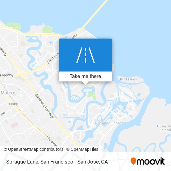 Sprague Lane map