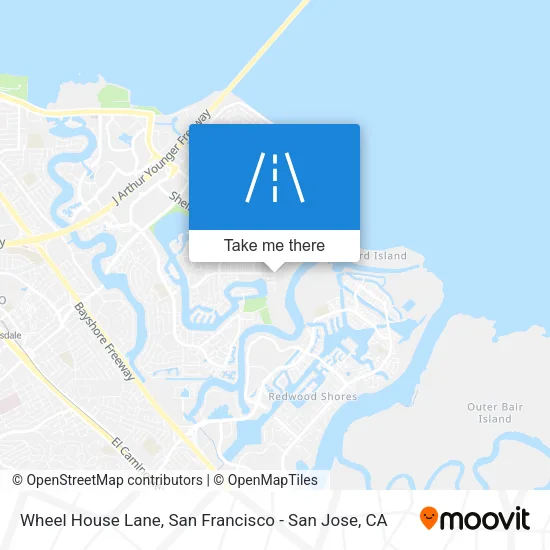 Wheel House Lane map